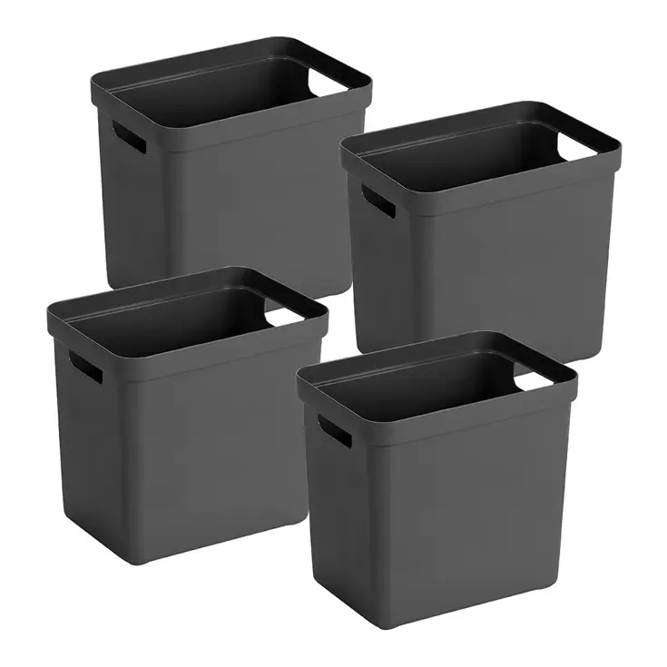 Sigma home - Opbergbox - 25L - 4-delig