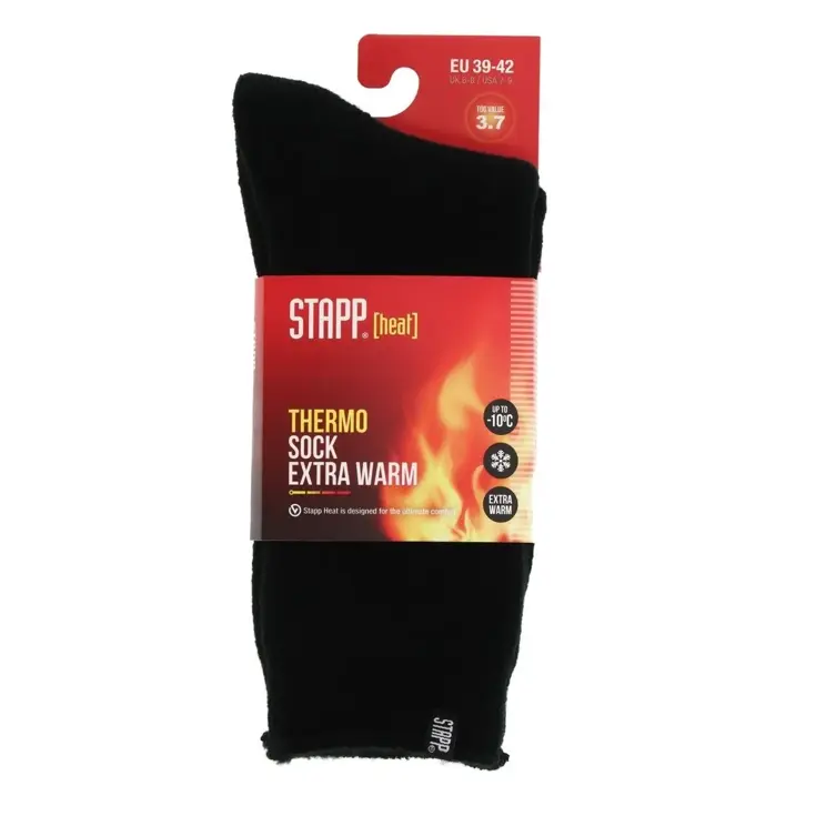 Unisex - Zwart- Thermosokken