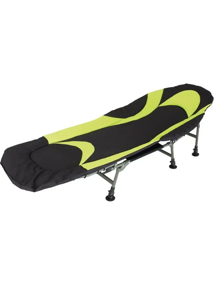 Eurotrail Kampeerbed Queen - Zwart/Lime