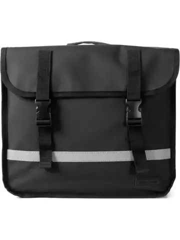 Dubbele fietstas van tarpaulin