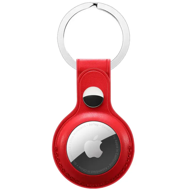Leather Key Ring AirTag