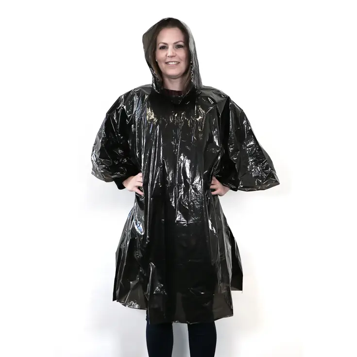 Lichtgewicht regenponcho voor volwassenen