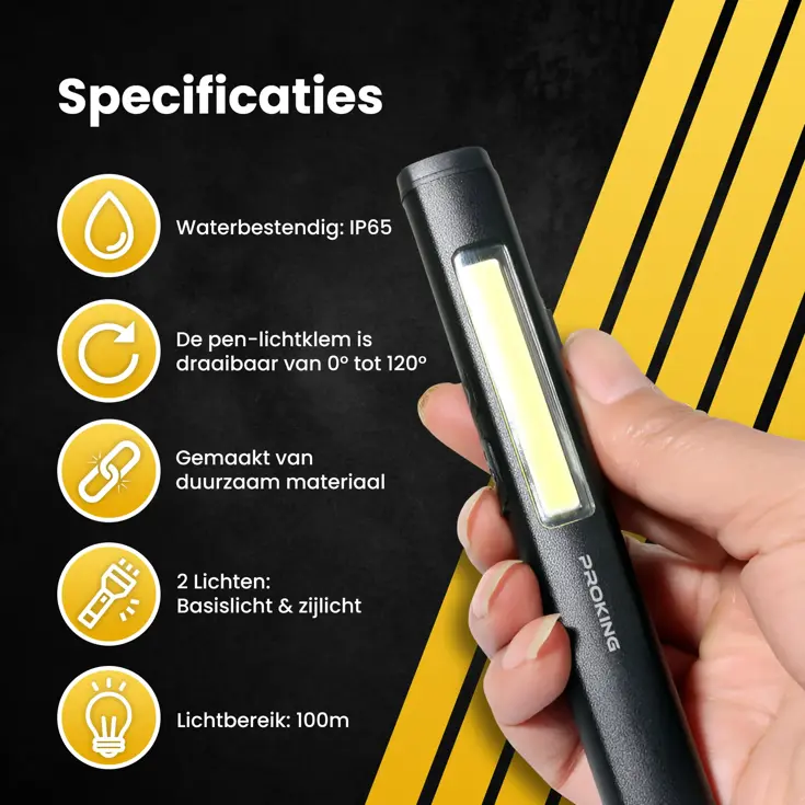 Oplaadbare LED lamp