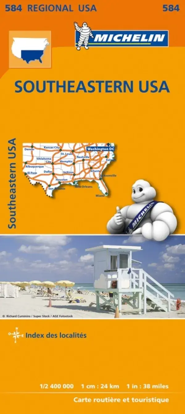 Michelin Regional 584 USA Zuid-Oost