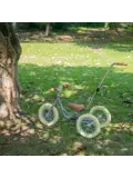 2-in-1 Loopfiets Driewieler met Duwstang