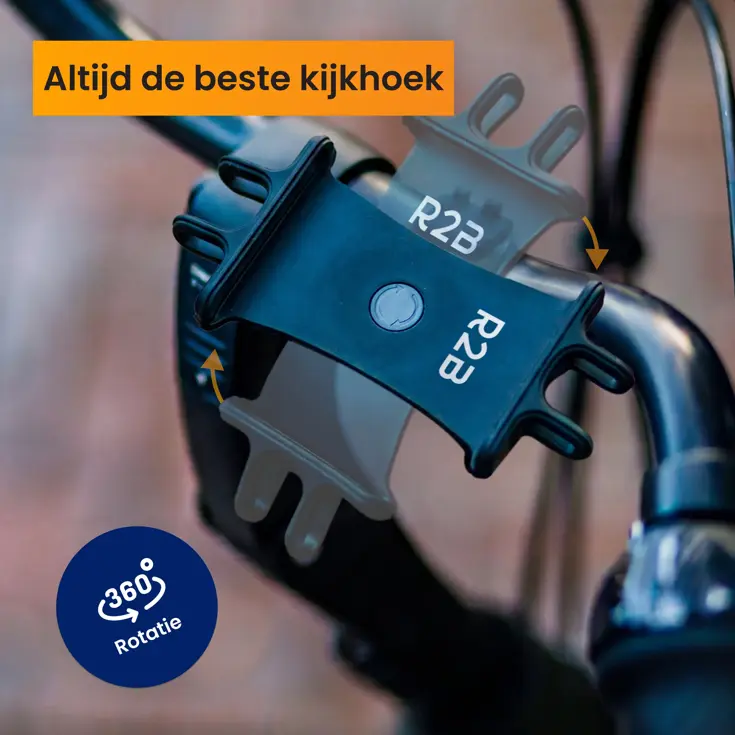 Telefoonhouder Fiets met 360 Graden Rotatie
