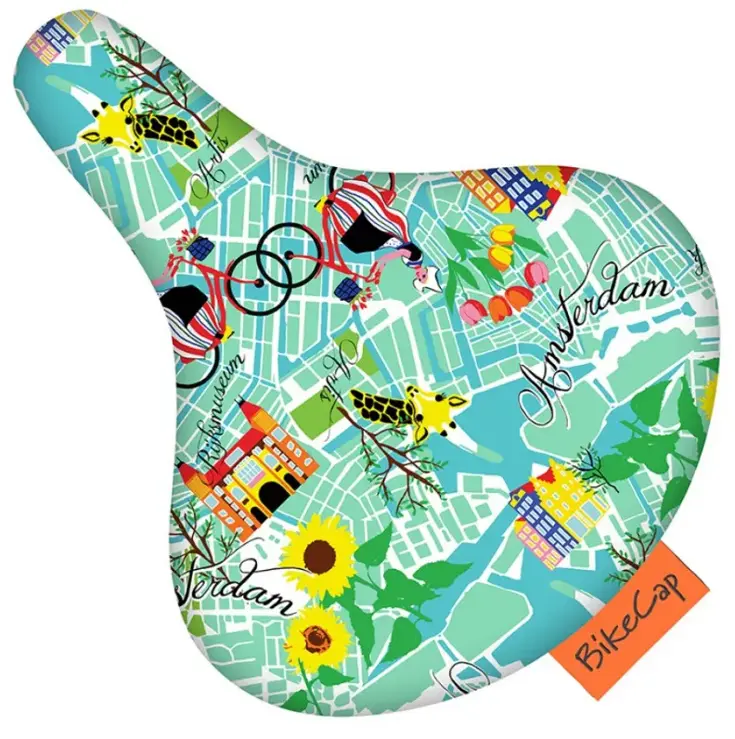 Bikecap saddle cover Get Lost Amsterdam