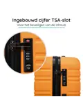 Kofferset S ABS 39L met TSA-slot en 360° wielen