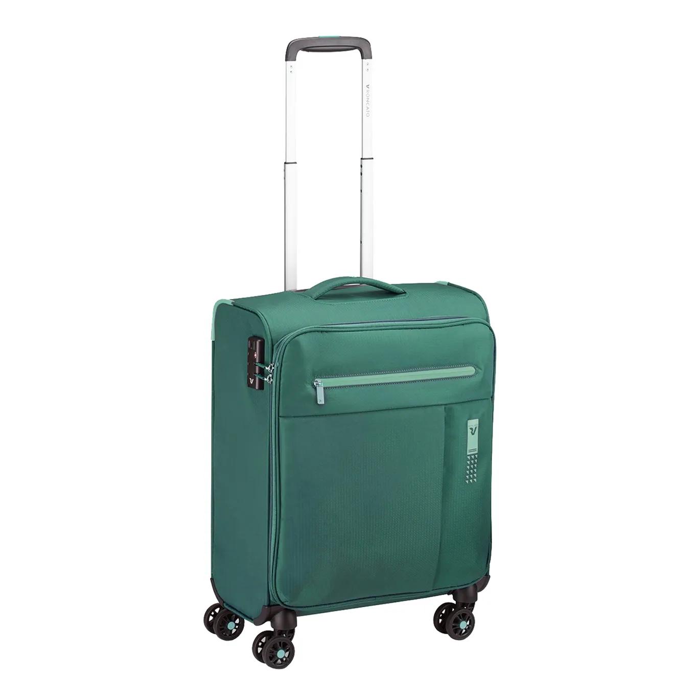 Roncato  lite soft 4 wheel cabin trolley Groen  Groen main product image