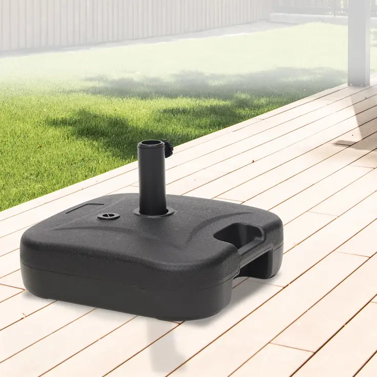 Parasolvoet - Vulbaar - 40KG - Compact en Stabiel