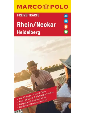 Toeristische kaart FZK 35 Rhein - Neckar