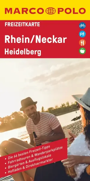 Toeristische kaart FZK 35 Rhein - Neckar