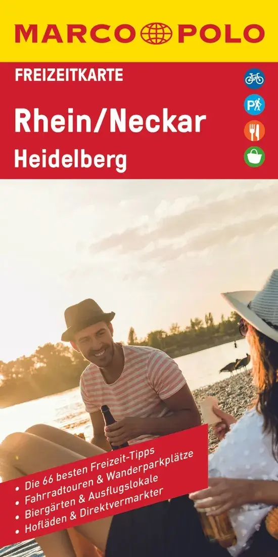 Marco Polo Kaart FZK 35 Rhein - Neckar