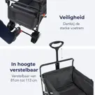 LifeGoods Bolderkar - Tot 120KG - 90L