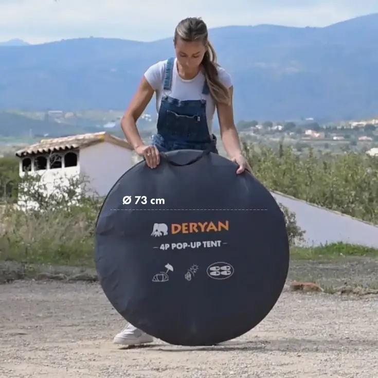 Luxe Cocoon Pop Up Tent - 2 Persoons - 2000MM