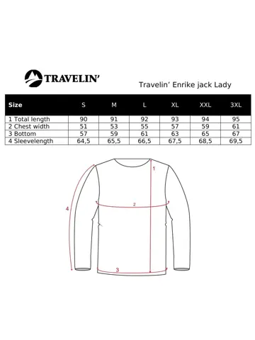 Travelin' 3-layer softshell jas - Dames - Enrike