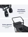 Bolderkar – Tot 120KG – 90L – Grijs