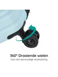 Reiskoffer L ABS 95L met TSA-slot en 360° wielen