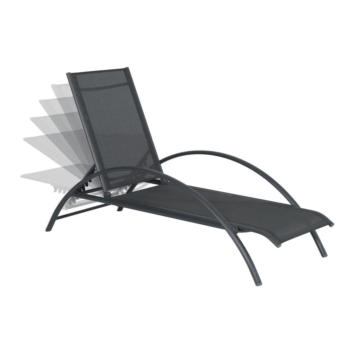 Garden Impressions Santos grijs Ligbed   Gray