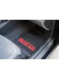 Automatten set Sparco - Stof - Rood