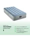 Luchtbed - Intex - 1P - 99x191 + Pomp