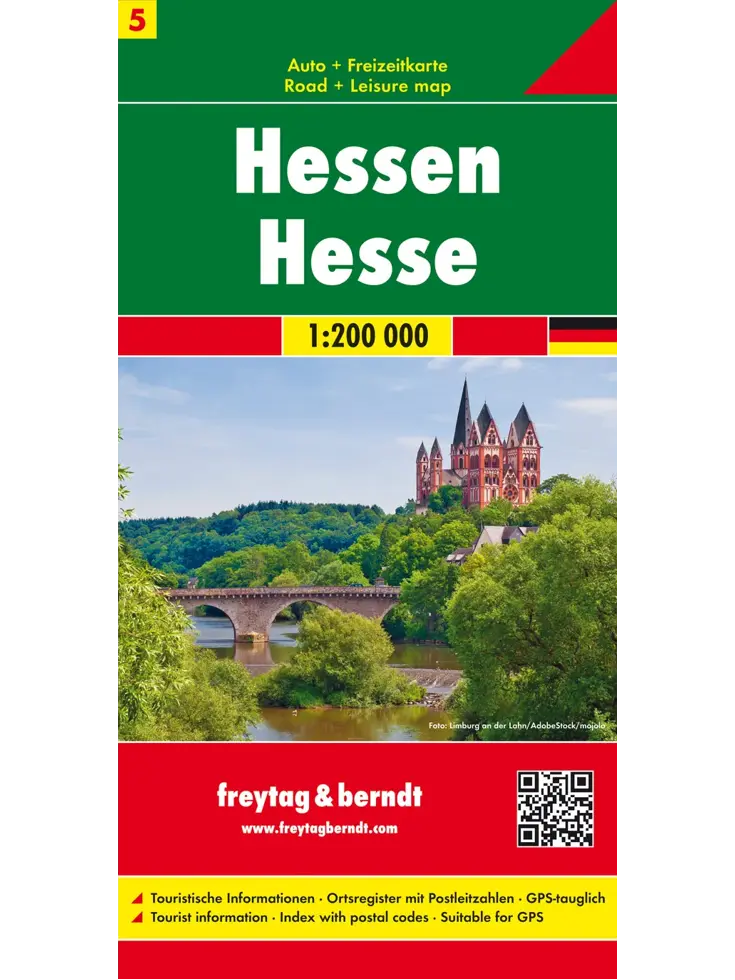 Wegenkaart Duitsland 5 - Hessen