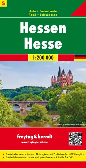 Wegenkaart Duitsland 5 - Hessen