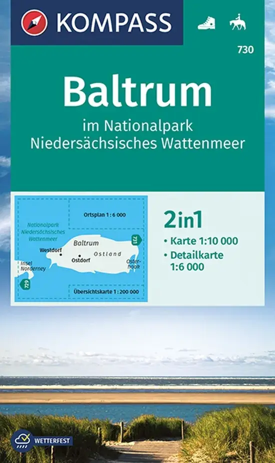 Wandelkaart WK730 Baltrum