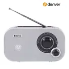 Denver TR51W FM radio op batterijen