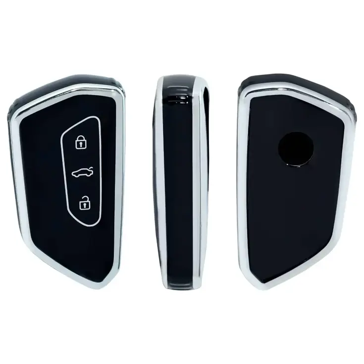 TPU Sleutelhoesje voor Skoda zwart G3