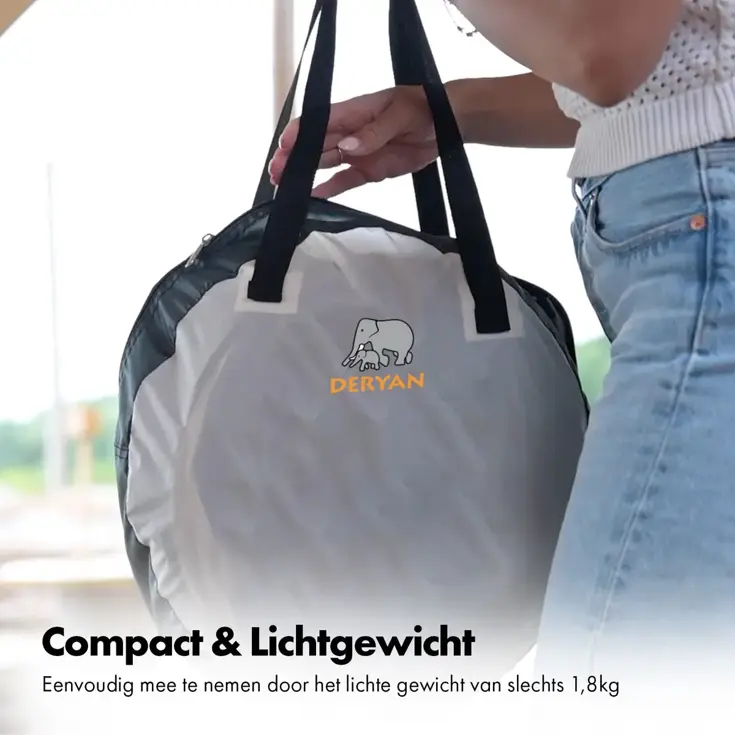 Baby luxe campingbedje - Zelfopblaasbare matras
