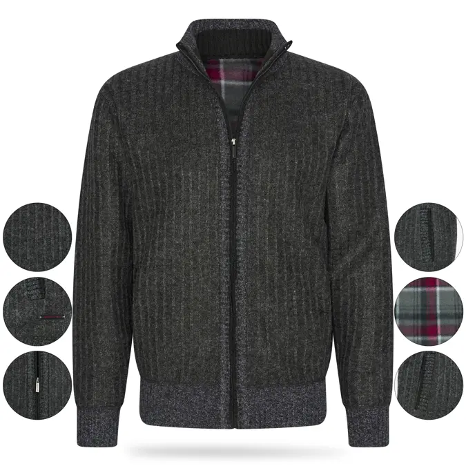 Heren Bounded Cardigan Cappuccino Italia