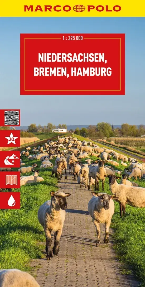 Marco Polo Wegenkaart 03 Nedersaksen - Bremen
