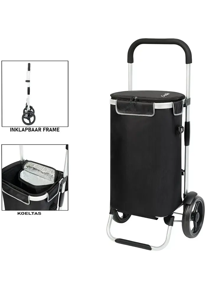 Allround Boodschappenwagen opvouwbaar 41 liter