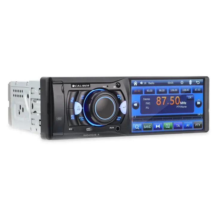 1 DIN Autoradio met 4 inch scherm & DAB+