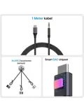 Connect C1 - USB-C naar Aux Kabel - 1 meter