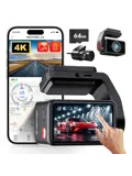 A4 4K Touch Wifi GPS 2CH 64gb dashcam
