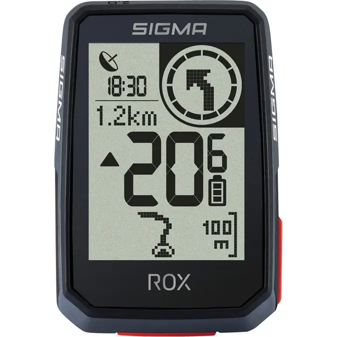 Sigma fietscomputer ROX 2.0 GPS Black