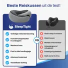 Sleeptight - Nekkussen Vliegtuig - Reiskussen Set