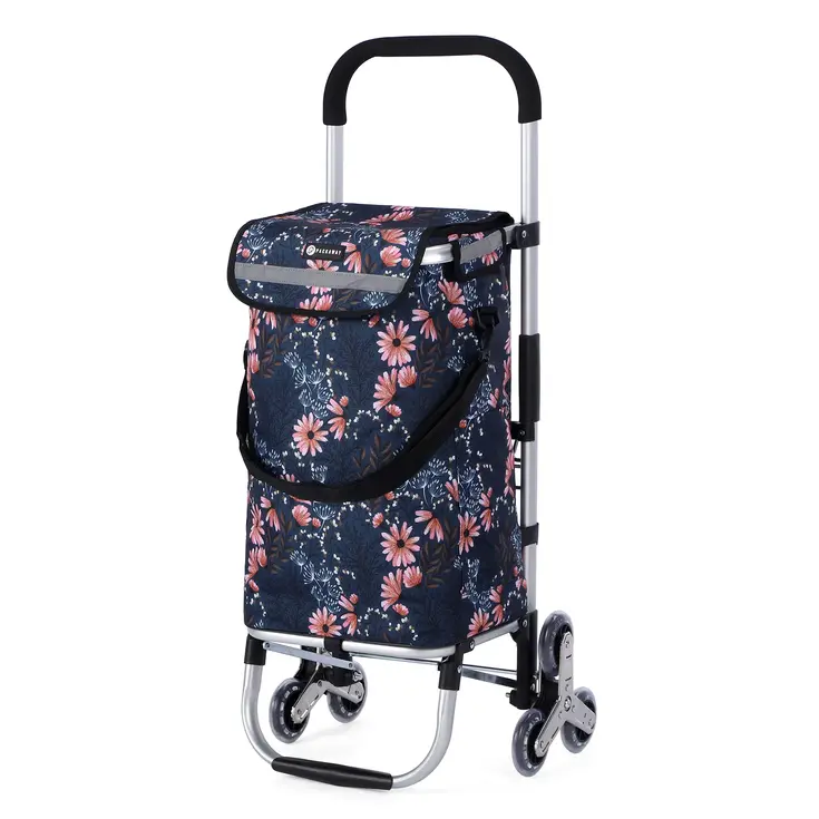 Boodschappentrolley 40L - Trapwielen