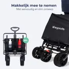 LifeGoods Bolderkar - Tot 120KG - 90L