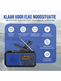 Noodradio DAB+/FM - 5000mAh - Solar Opwindbaar