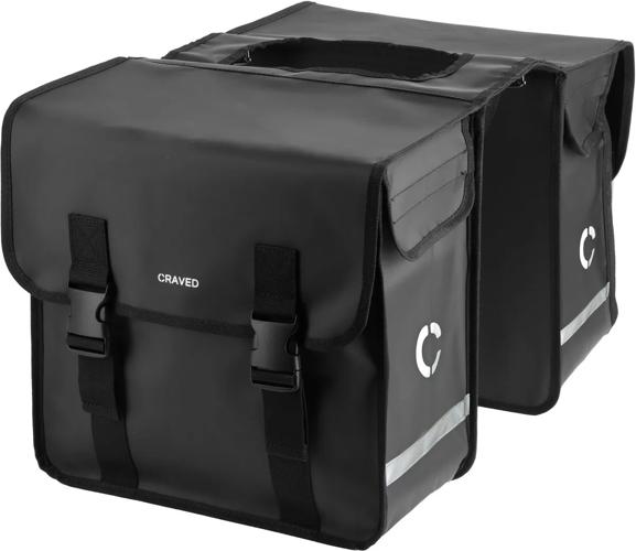 Craved Dubbele Fietstassen - 40 Liter - Waterdicht