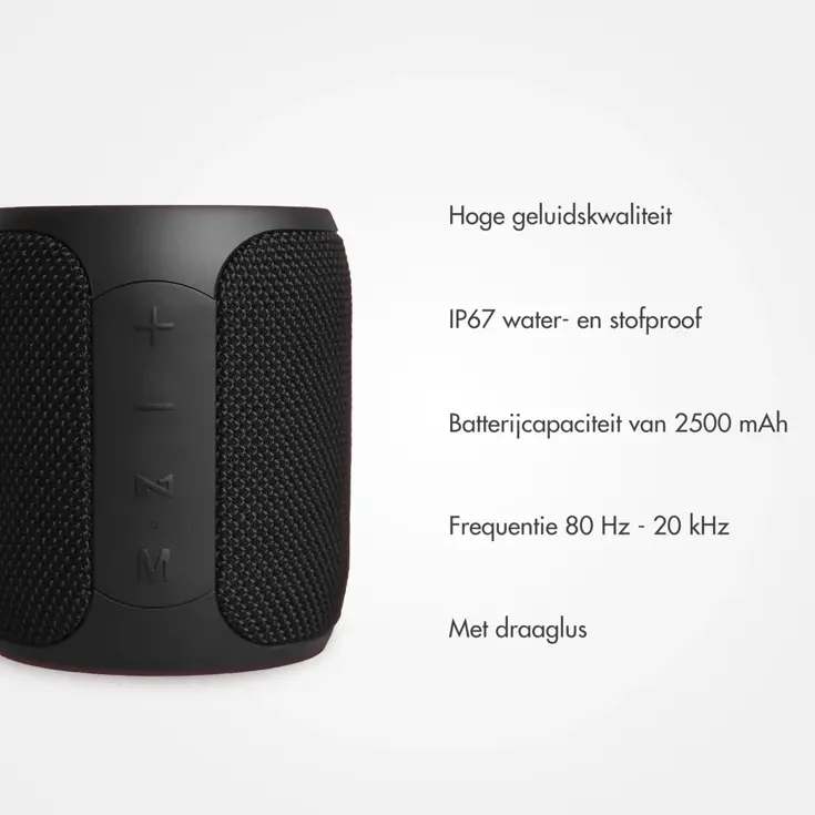 Bluetooth Speaker - Waterdicht - Zwart