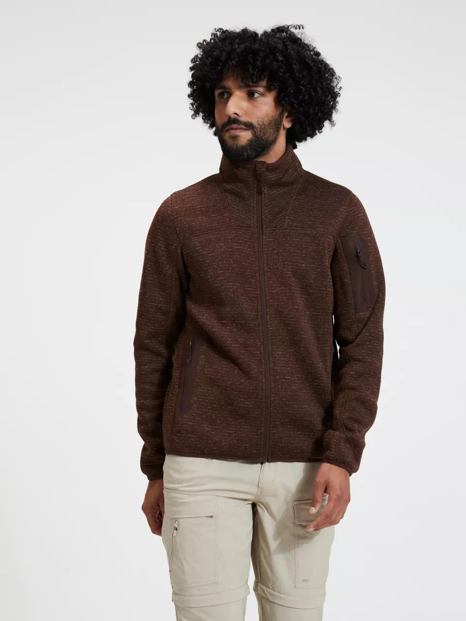 ANWB  Booker  Fleecevest heren  Donker Bruin   S