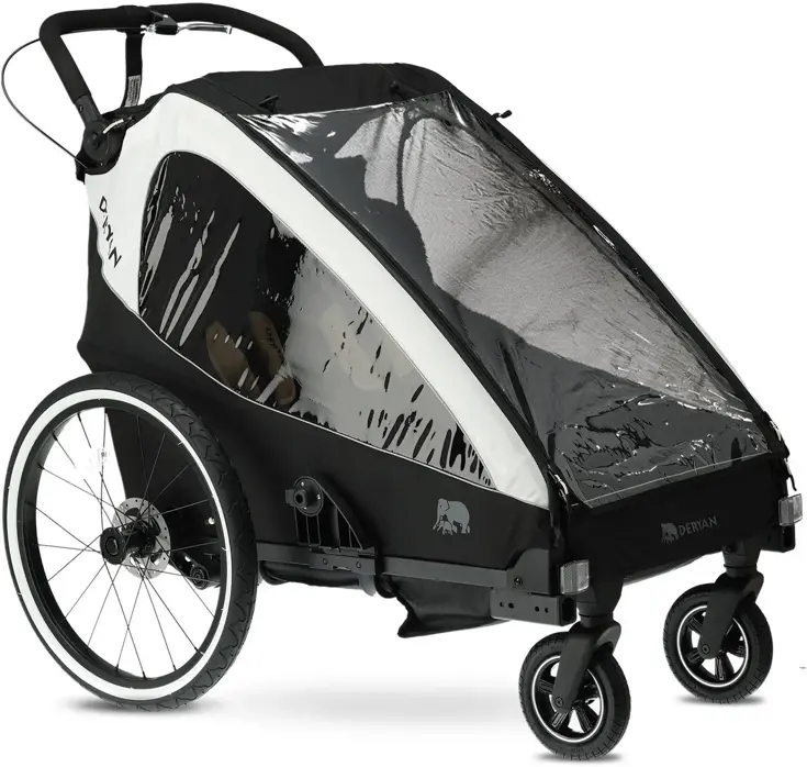 Luxe Fietskar V2 - 3-in-1 - Hardloopkinderwagen