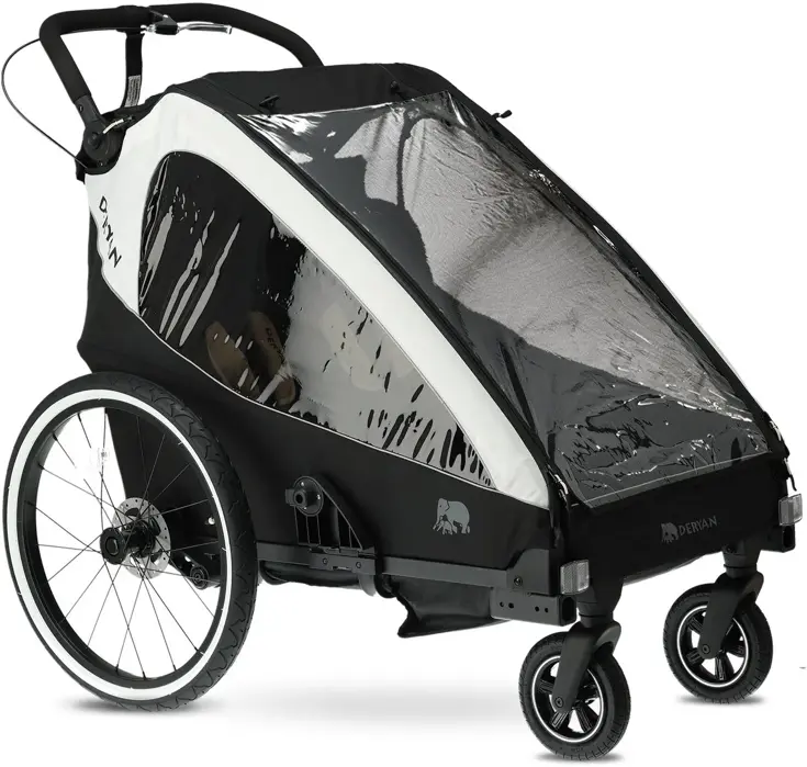 Luxe Fietskar V2 - 3-in-1 - Hardloopkinderwagen
