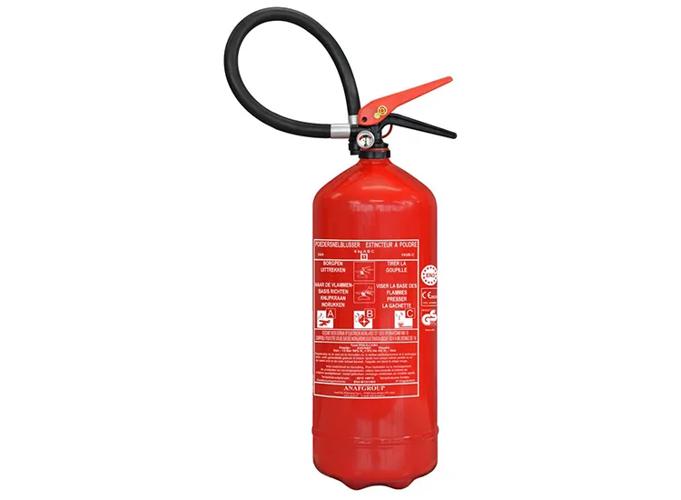 Poederblusser - 6 kg - Brandklassen A, B en C