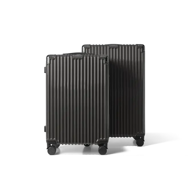 Voyagoux® Kofferset Classic - Donkergrijs-  M / L