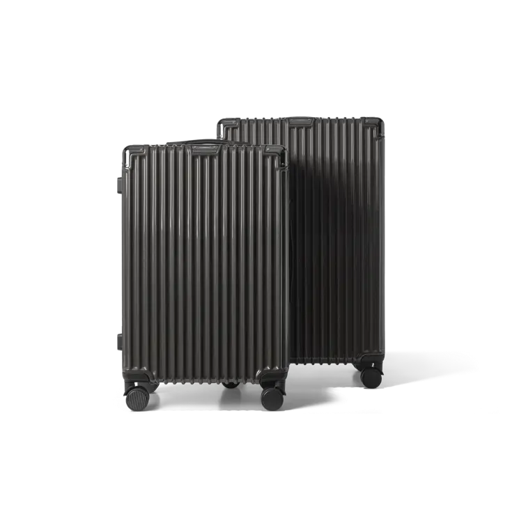 Voyagoux® Kofferset Classic - Donkergrijs-  M / L